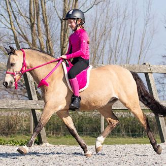 Pad do jazdy konnej QHP Bareback Fuchsia / 3147 - 2