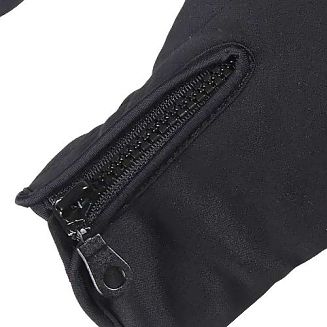 Winter Riding Gloves QHP Vienna, softshell, Black/ 7248 - 2