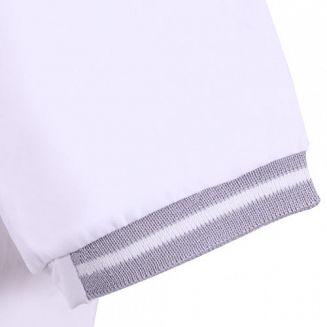 Koszulka konkursowa QHP MARK męska, Wiosna - Lato 2020 - biała