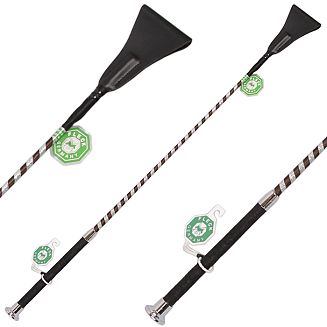 FLECK Palcat błyszczący z metalowymi okuciami / 02718 brązowy