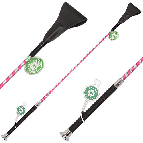 FLECK Palcat błyszczący z metalowymi okuciami / 02718 różowy