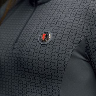 Koszulka funkcyjna damska Covalliero Anniversary Active grafitowa - 3