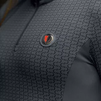 Ladies' riding Shirt  Covalliero Anniversary Active graphite - 3