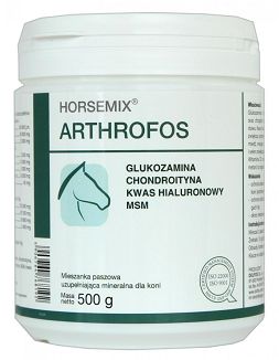 Dodatek paszowy w proszku na stawy dla koni DOLFOS Horsemix® Arthrofos 0,5 kg - 4