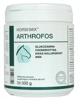 Dodatek paszowy w proszku na stawy dla koni DOLFOS Horsemix® Arthrofos 0,5 kg - 4