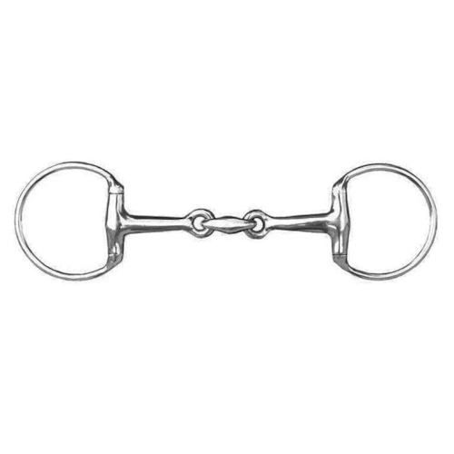  Eggbutt snaffle HKM + lozenge 16 mm + stainles steel / 9882