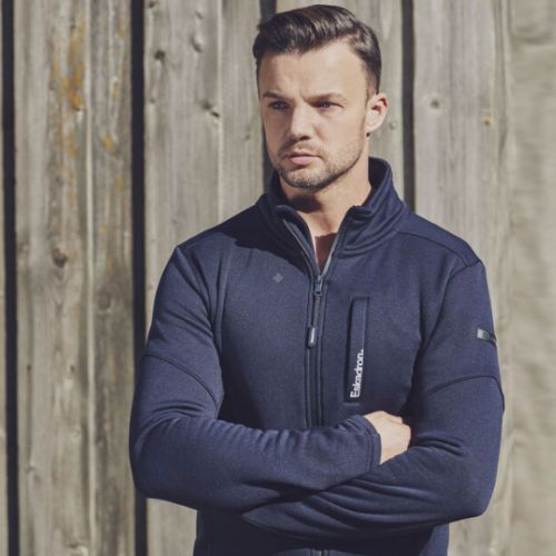 Bluza jeździecka męska ESKADRON Nick II Equestrian Fanatics Jesień - Zima 2021/22 - kolor granatowy - navy