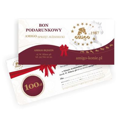 Bon podarunkowy o wartości 100 zł