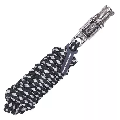 Lead Rope SCHOCKEMÖHLE Catch Style  with PH panic hook, Dark Grey/Lurex - 1320-00022