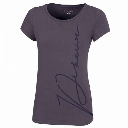 T-shirt  PIKEUR Pary- jeździecka koszulka bawełniana, Selection Wiosna Lato - 2022 / 121100200 kolor fioletowy - blueberry.
