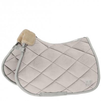 Saddle pad VS ESKADRON Velvet Croco, Platinium / 215038497