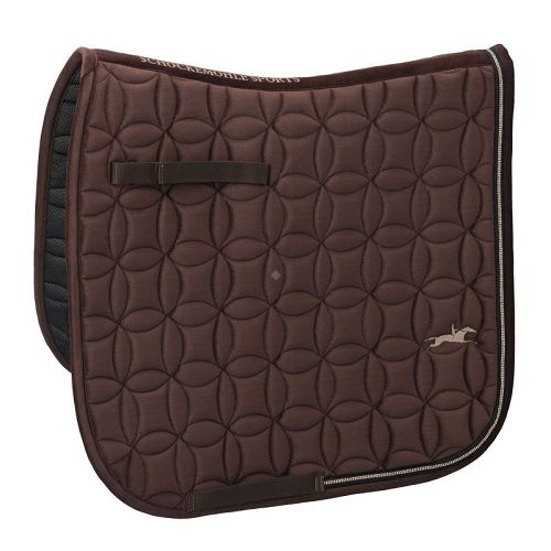 Dressage Saddle Pad DL SCHOCKEMÖHLE SP Soft Velvet, Mocca