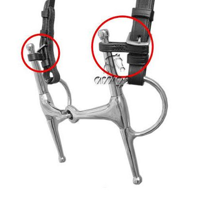 Paski (szlufki) BUSSE do wędzidła z wąsami / 149801