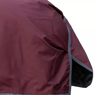 Highneck rug HKM Yukon, light lining, maroon and grey / 14817 - 5