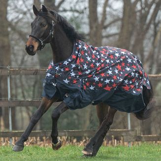 Highneck rug  HKM Norwich, 100g, Navy and Stars / 14989 - 4