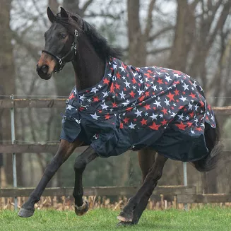 Highneck rug  HKM Norwich, 100g, Navy and Stars / 14989 - 3