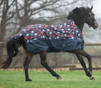 Highneck rug  HKM Norwich, 100g, Navy and Stars / 14989 - 6