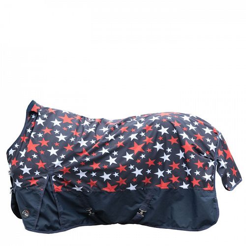 Highneck rug  HKM Norwich, 100g, Navy and Stars / 14989