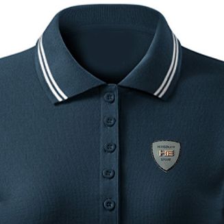 Koszulka jeździecka typu polo HORSENJOY Sport Focus, granatowa - 2
