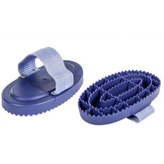 Plastic curry comb HKM - purple