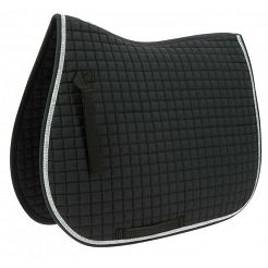 Saddle Pad RIDING WORLD  Girly - black / 204544