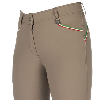 Ladies breeches LAURIA GARRELLI  Livigno Sportive silicon full seat , Taupe / 15479 - 3