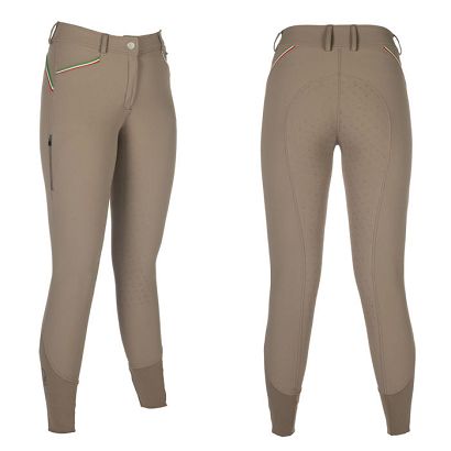 Ladies breeches LAURIA GARRELLI  Livigno Sportive silicon full seat , Taupe / 15479
