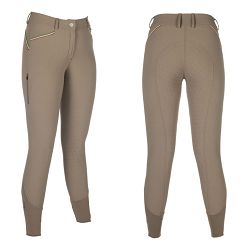 Ladies breeches LAURIA GARRELLI  Livigno Sportive silicon full seat , Taupe / 15479