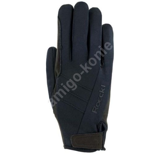 Zimowe rękawiczki jeździeckie ROECKL Wisbech / 01-310013 - kolor czarny 