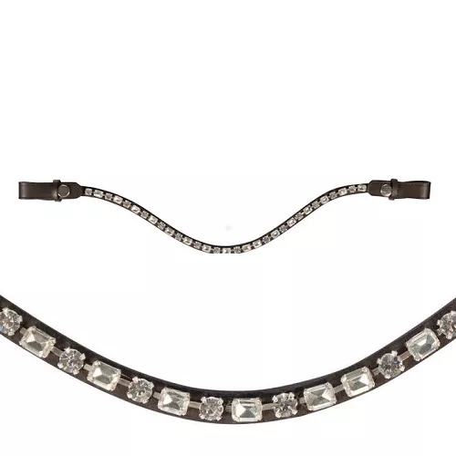 Browband HKM Amazing Brown-Silver / 15044