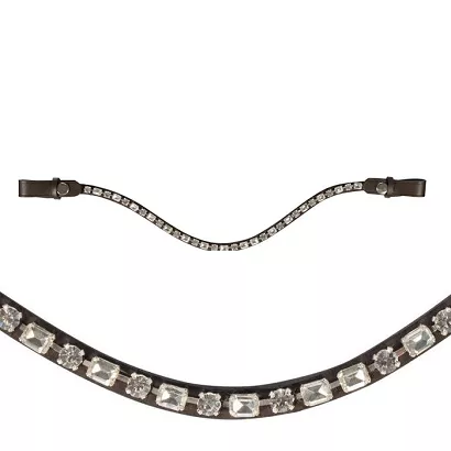 Browband HKM Amazing Brown-Silver / 15044