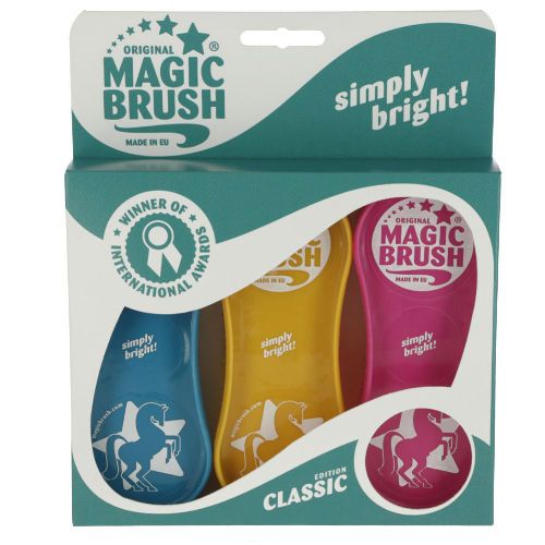 Komplet szczotek MAGIC BRUSH CLASSIC do pielęgnacji koni