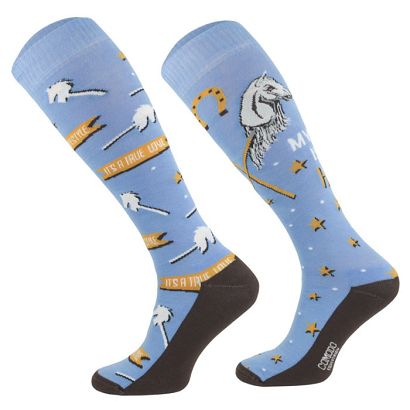 Horse Knee High Socks Hobby Horse - 2 / SJBW