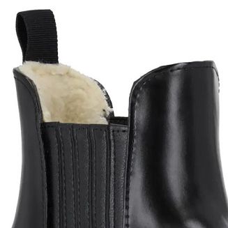 Synthetic pull-on jodhpur boots, lined, QHP Junior black / 7092 - 3