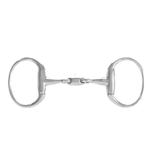 Wędzidło oliwkowe pełne HORZE podwójnie łamane / 13059