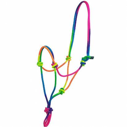 Knotted halter HE HORSENJOY Rainbow Tropical / 181001