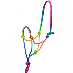 Knotted halter HE HORSENJOY Rainbow Tropical / 181001