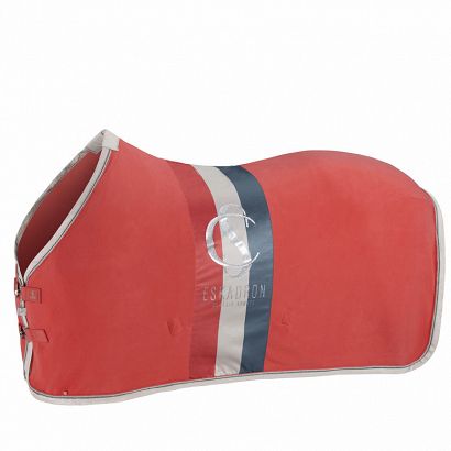 Horse Rug ESKADRON Fleece Strpe, Claccic Coral Blossom / 111275