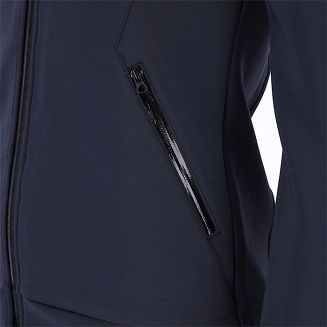 Z przodu dwie skośne kieszenie zapinane na zamek.