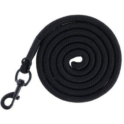 Lead Rope COVALLIERO with Swivel Snap Hook  Black / 32310
