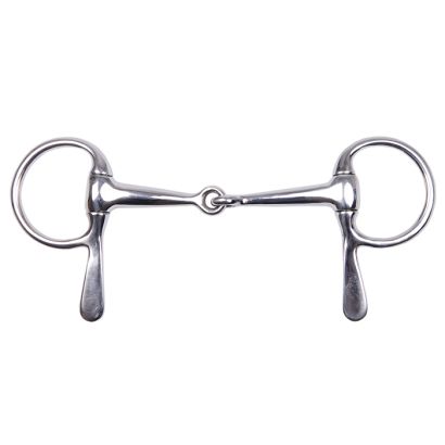 0 Wędzidło z półwąsami puste STALLION-L  stal nierdzewna / 15238