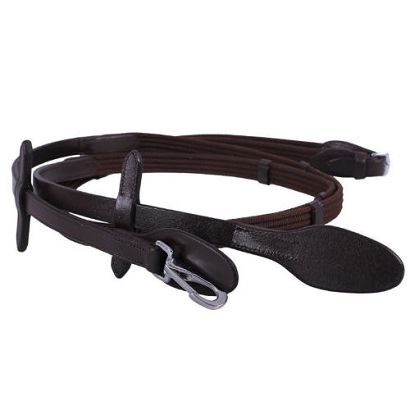QHP Leather reins Clip / 2157