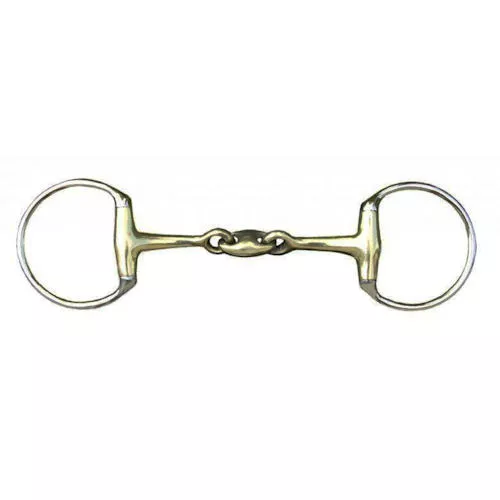 Eggbutt snaffle HKM + lozenge 16 mm + argentan / 9880