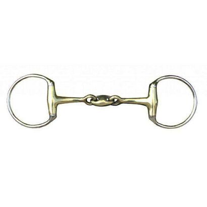 Eggbutt snaffle HKM + lozenge 16 mm + argentan / 9880