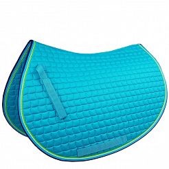 Cotton saddle pad - shaped  SR Ever Jumper - Turquoise