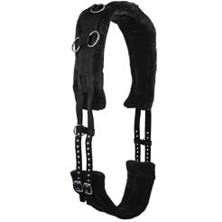 Pas do lonżowania, podszyty futrem / 0402