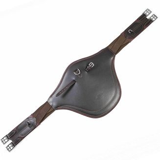 Popręg chroniący brzuch konia przed urazami od podków i haceli, które mogą się zdarzyć w czasie skoku.