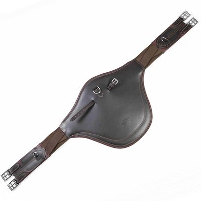 Jumping Girth with Protective Apron DAW-MAG Leather EXCLUSIVE / 11072