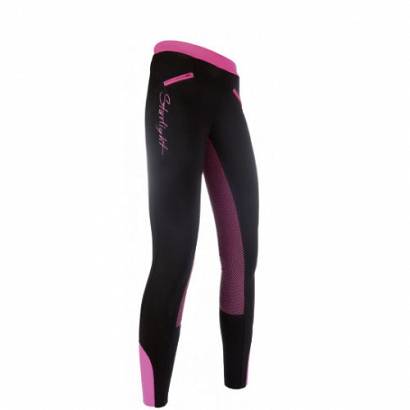 Riding tights HKM STARLIGHT youth, with silicone full seat / 110589