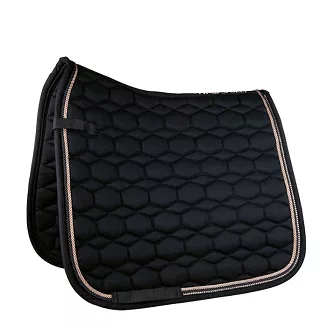 Saddle cloth PVS PONY HKM Rosegold Glamour Black / 12956 - 2
